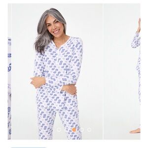 EUC Roller Rabbit Moby the Whale Pajama Top, S